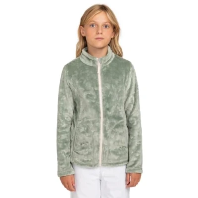 Abbildung von Roxy Igloo MIT Reissverschluss Fleecejacke für Kinder, Größe: 128, Green
