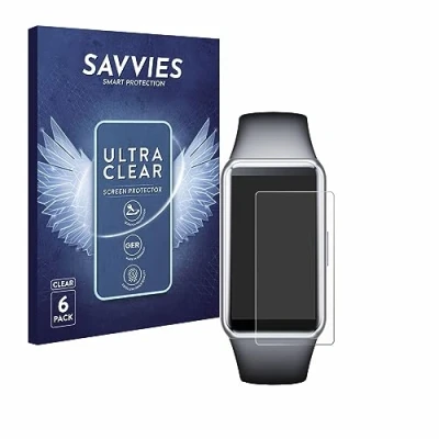 Abbildung von Savvies 6 Stück Schutzfolie für Honor Band 7 Displayschutz Folie Ultra Transparent