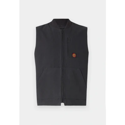 Abbildung von Santa Cruz Classic Label VEST Unisex Weste, Größe: Large, Washed black