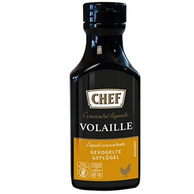 Abbildung von CHEF Flüssiges Konzentrat Geflügel, Geschmacksboost für Herzhafte Fleischgerichte, 100% Natürlicher Geschmack, 3er Pack (3 x 200ml)