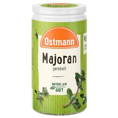 Abbildung von Ostmann Gewürze Majoran gerebelt Zum Würzen von Eintöpfen und Kartoffelgerichten 7,5 g in Streudose