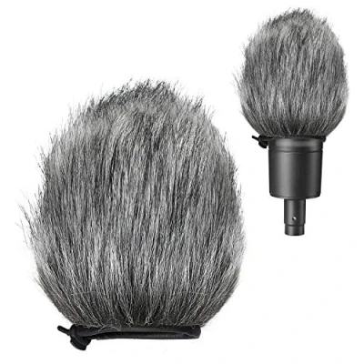 Abbildung von SUNMON Pelziger Windschutzscheiben Muff, Mikrofon Pop Filter/Schaumstoff Windschutz, passend für AT2020, AT2020USB, AT2020USB+ AT2035, AT4040, AT2050
