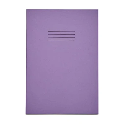 Abbildung von RHINO S10 64 Blatt Schulheft, A4, Violett, 10 Stück