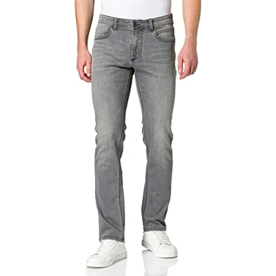 Abbildung von camel active 5POCKET Jeans Slim Fit, Herren, Größe: 48x34, Graphite gray