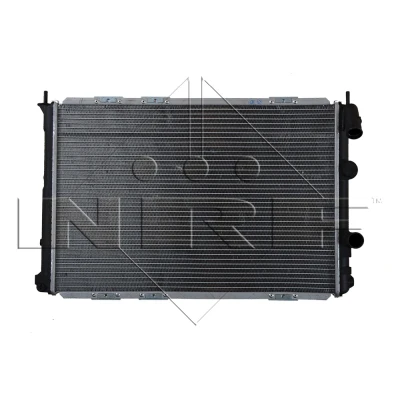 Abbildung von NRF 509503 Kühler, Motorkühlung Aluminium 582 394 32 mit Anbauteilen Kühlrippen gelötet RENAULT: MEGANE Scenic, 1 Cabriolet, Coach