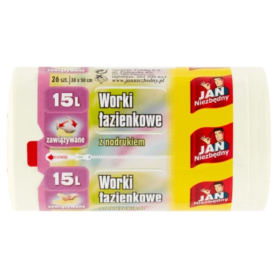 Abbildung von Badezimmerbeutel 15L Rosenduft Einfaches Bindesystem 1 Stk.
