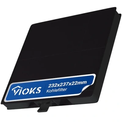 Abbildung von VIOKS Aktivkohlefilter Dunstabzugshaube Ersatz für Bosch Z5101X1 DHZ5326 11026769 00705431 LZ53251 Filtermatte Kohlefilter Dunstabzugshauben Constructa Neff