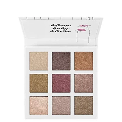 Abbildung von Essence Good Vibes Memories Eyeshadow Palette Nr. 01 bloom, baby, bloom Inhalt: 13,5g Lidschatten in 9 Nude und Brauntönen für die Augen.