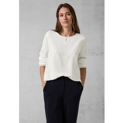 Abbildung von Cecil IN Unifarbe Bluse, Damen, Größe: XXL, White