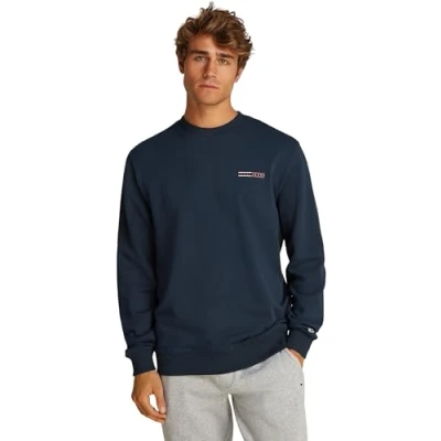 Abbildung von Tommy Jeans Entry Graphic CREW EXT Sweatshirt, Herren, Größe: 46, Dark night navy