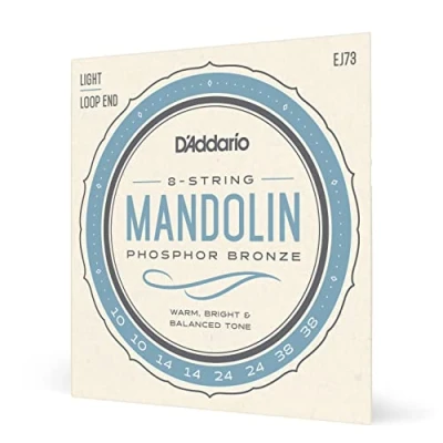 Abbildung von D&#039;Addario EJ73 Mandola Mandocello Mandobass Mandoline Saitensatz phosphorbronze light