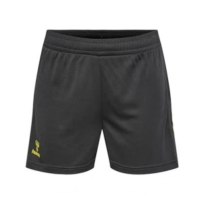 Abbildung von Hummel Hmlactive PL kurze Sporthose, Damen, Größe: 38, Obsidian sulphur spring