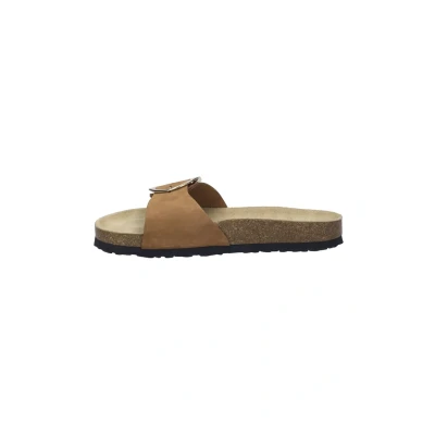 Abbildung von Josef Seibel Hermine Pantolette flach, Damen, Größe: 38, Camel Schuhe