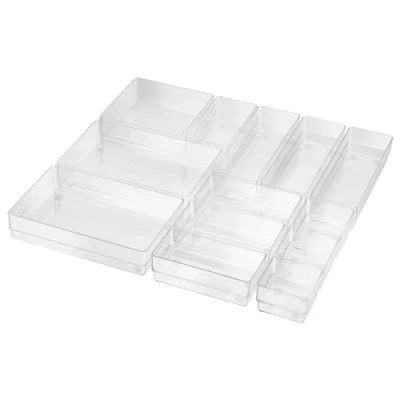 Abbildung von helit H6130002 Schubladen Organizer the organizer, 13 teilig, transparent, Aufbewahrungsbox