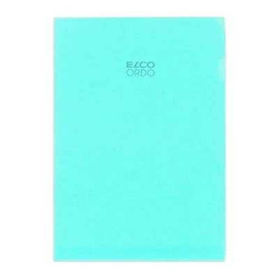 Abbildung von Elco 73696.34 Ordo Organisationsmappe, 220 x 310 mm, 80 g, blau/transparent