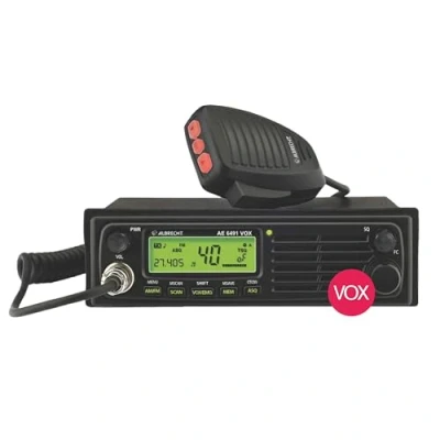 Abbildung von Albrecht AE6491 VOX CB Funkgerät mit Freisprecheinrichtung, 12648.01, 12/24 Volt Version, CTCSS, 4 Watt AM/FM, inkl. DIN Einbaurahmen