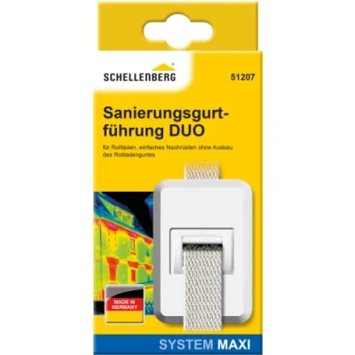 Abbildung von SCHELLENBERG Rollladen Gurtführung &quot;Sanierungsgurtführung DUO Maxi&quot;, (1 St.), mit Bürstendichtung ideal für Sanierungsarbeiten, 60x85x20 mm