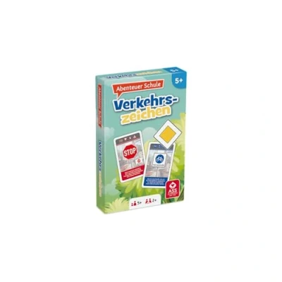 Abbildung von ASS Altenburger Spiel, Familienspiel 22572844 Abenteuer Schule Verkehrszeichen (DE Ausgabe), Lernspiel