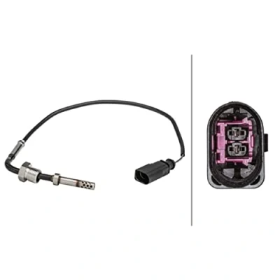 Abbildung von HELLA 6PT 358 181 161 Sensor, Abgastemperatur AUDI: A4 B7 Avant, A6 C6 B8 VOLKSWAGEN: Touareg I, II, Phaeton