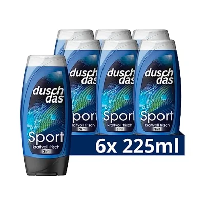 Abbildung von Duschdas Sport 3in1 Duschgel und Shampoo, 6 x 225 ml