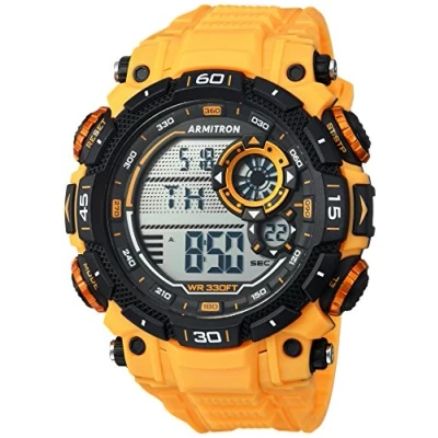 Abbildung von Armitron Sport Herren Digitalchronograph mit Harzarmband, 40/8397