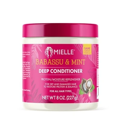 Abbildung von Mielle Organics Babassu &amp; Mint Deep Spülung mit Protein, 227 g