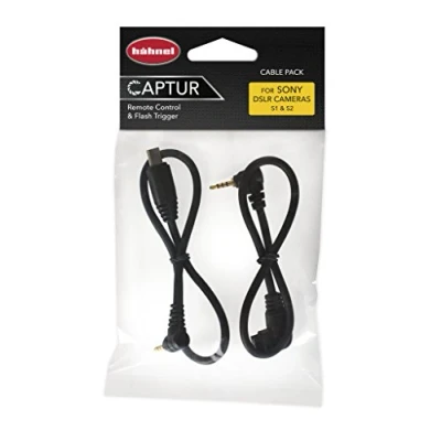 Abbildung von Hähnel Captur Kabel Pack Fernbedienung für Sony, Timer und Pro Modul/Ersatzkabel, schwarz