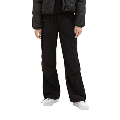 Abbildung von TOM Tailor Denim Cargohose, Damen, Größe: Medium, Deep black