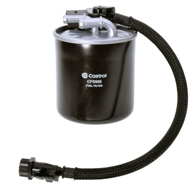 Abbildung von Castrol filters CF0566 Kraftstofffilter Leitungsfilter, mit Anschluss für Wassersensor 10mm 8mm MERCEDES BENZ: E Klasse Limousine, C T modell