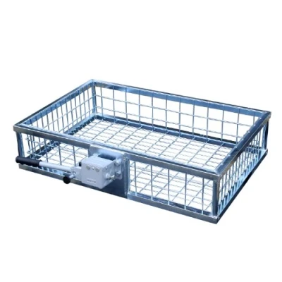 Abbildung von EUROHUNT Heckträger für Anhängerkupplung 890x585x200mm beschichtet, Gewicht 12kg, Robuster Wildträger, ideal Jäger (Heckträger mit Schnellkupplung)
