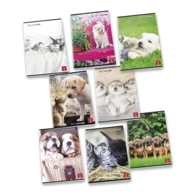 Abbildung von Pigna 02307694M Pack. 10 St HEFTE A4 DOLCI CUCCIOLI 42SH