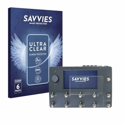 Abbildung von Savvies 6 Stück Schutzfolie für Neural DSP Quad Cortex Displayschutz Folie Ultra Transparent