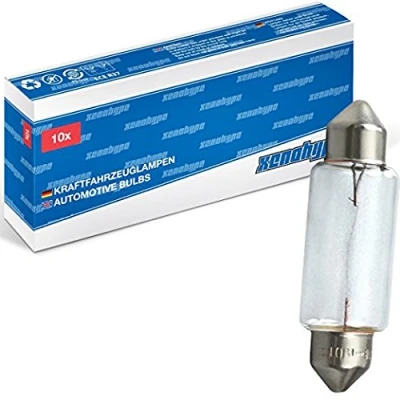 Abbildung von XENOHYPE 10x Premium Soffitte 12V 18W C18W SV8,5 15x43 43mm Kofferraum Handschuhfach