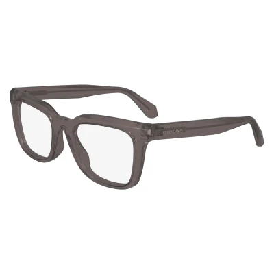 Abbildung von Salvatore Ferragamo Unisex SF2990 Sunglasses, 020 Transparent Grey, 52