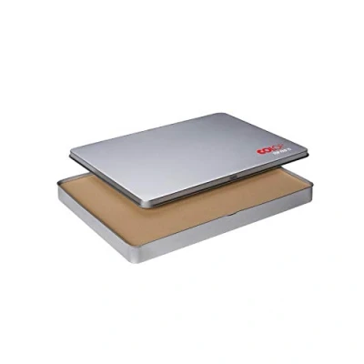 Abbildung von COLOP Stempelkissen Top Pad 220 x 160 mm mit robustem Metallgehäuse ohne Farbtränkung im Karton, für extragroße Stempel
