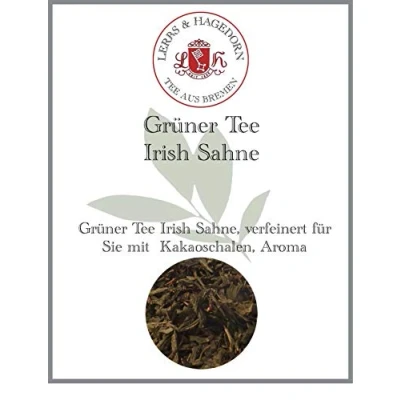 Abbildung von Lerbs &amp; Hagedorn, Grün Tee Irish Sahne 250g (ca. 21 Liter) Mit Kakaoschalen, Sencha als Basis