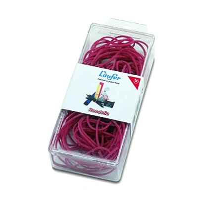Abbildung von Läufer 59070 Rondella Gummiringe Nr. 10, Durchmesser 65 mm, 50g Dose, rot, besonders langlebig
