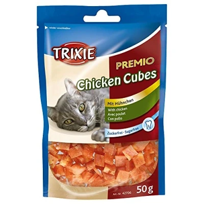 Abbildung von Trixie Premio Wrfel Katzensnack Huhn 50 g...