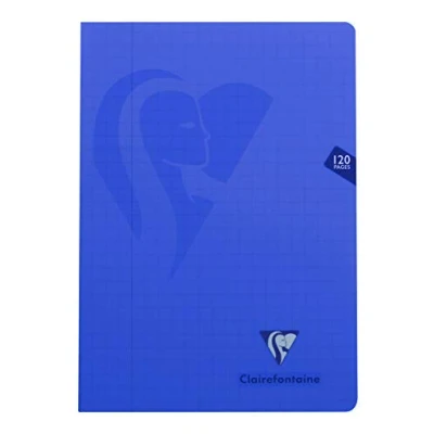 Abbildung von Clairefontaine 303510C Heft Mimesys DIN A4, 21 x 29,7cm, 60 Blatt, kariert mit Rand, 1 Stück, farbig sortiert