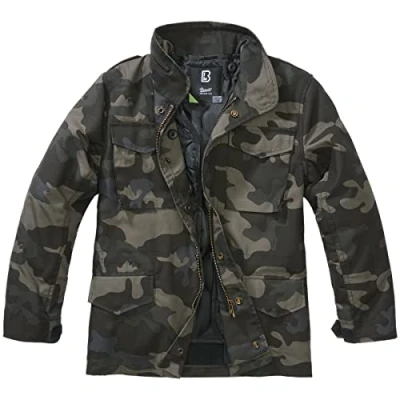 Abbildung von Brandit Übergangsjacke für Kinder, Größe: 170/176, Dark camouflage