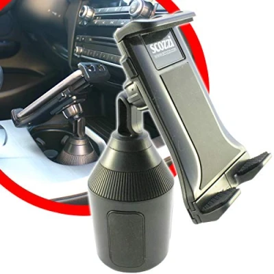 Abbildung von scozzi Handyhalterung Auto Getränkehalter Dosenhalter Handy KFZ Halterung Halter zB kompatibel mit Samsung S24 S23 S22 S21 S20 A55 A54 A53 A35 für iPhone 15 14 13 12 11 XR FE Plus Ultra Mini Lite Pro