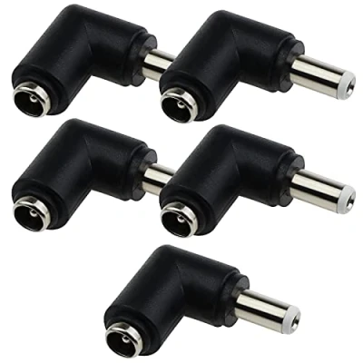 Abbildung von eMagTech Netzteil Adapter Stromstecker DC Netzteil, 5,5 x 2,1 mm Buchse auf 2,5 Stecker, 5 Stück