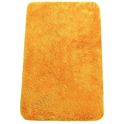 Abbildung von Brandsseller Badematte 60x90 cm Badteppich Badvorleger Badezimmerteppich Duschvorleger Orange