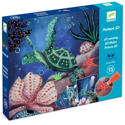 Abbildung von Djeco Kreativset Workshop 3D Malen Abyss Bastelset