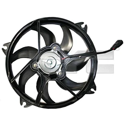 Abbildung von TYC 805 0010 Lüfter 385 130/240 ohne Kühlerlüfterrahmen (Zarge) CITROËN: Berlingo II, C4 Picasso 1, Grand 2, PEUGEOT: 307 Kombi