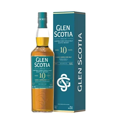 Abbildung von Glen Scotia 10 Years Old Classic Campbeltown Malt 40% Vol. 0,7l in Geschenkbox