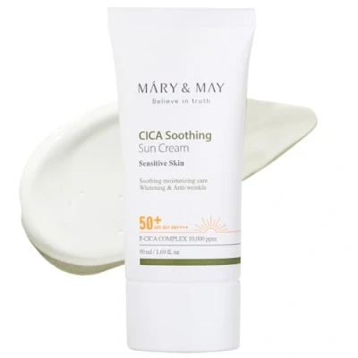 Abbildung von Mary&amp;May CICA Soothing Sun Cream SPF50+ PA++++ 50ml