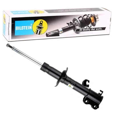 Abbildung von BILSTEIN B4 OE Replacement 22 251831 Stoßdämpfer Vorderachse links Gasdruck Zweirohr Federbein oben Stift, unten Schelle NISSAN: Note II Hatchback