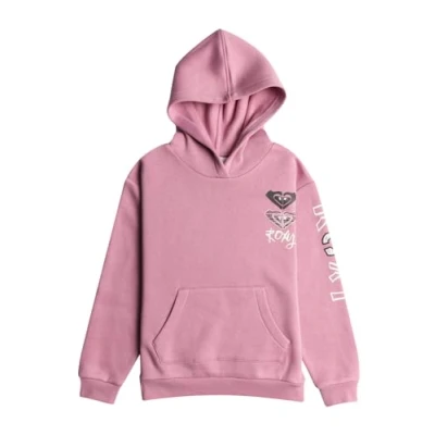 Abbildung von Roxy SURF Feeling Hoodie Brushed Kapuzenpullover für Kinder, Größe: 116/122, Mauve