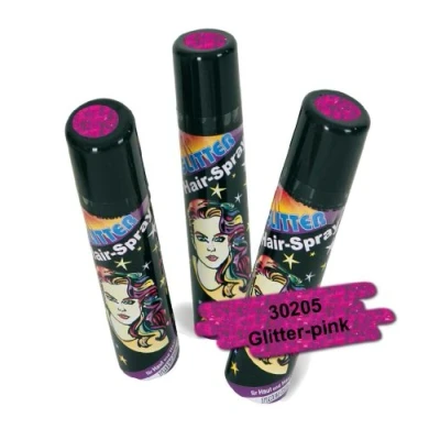 Abbildung von FASCHING 30205 Hairspray Glitter pink, Haarspray+Glitzer+Farbe NEU/OVP